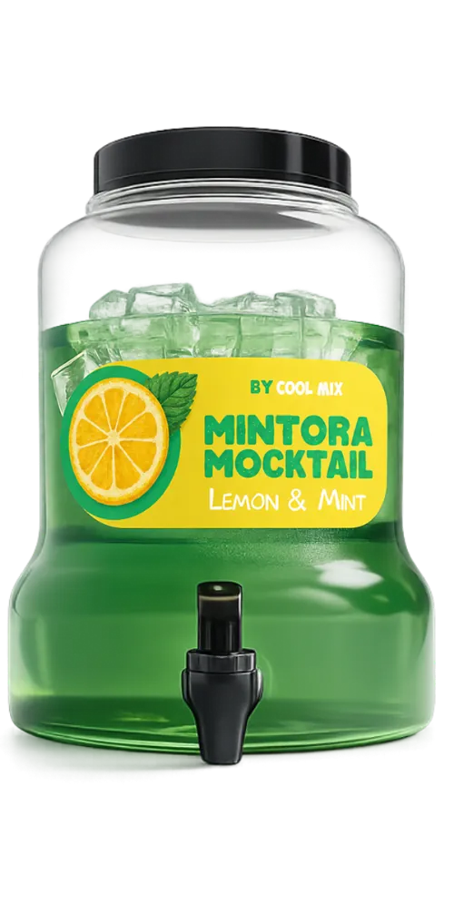 جار ماکتل مینتورا CoolMix با طعم لیمو و نعنا